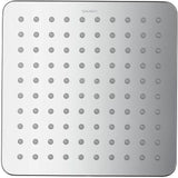 DURAVIT Kopfbrause 200x200mm eckig Chrom Rain – 1 Strahl, Antikalk, Wand- & Deckenmontage