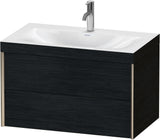 DURAVIT XViu c-bonded Waschtischset 800 mm wandhängend mit 2 Schubkästen und Tip-on-Technik