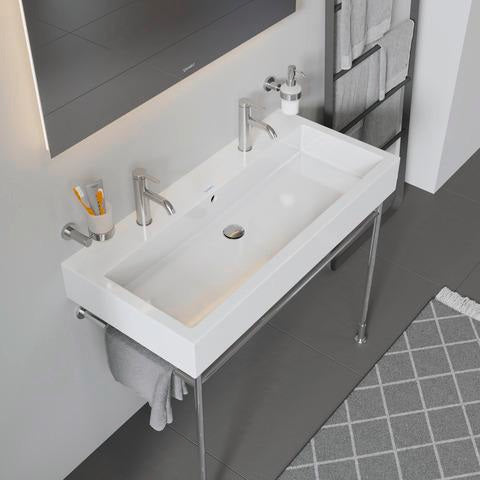DURAVIT Waschtisch Vero 1000 mm mit Überlauf, Hahnloch mittig, WonderGliss, weiß