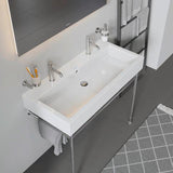 DURAVIT Waschtisch Vero 1000 mm mit Überlauf, Hahnloch mittig, WonderGliss, weiß