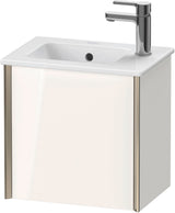 DURAVIT XViu Waschtischunterbau wandhängend 1 Tür 410 mm weiß matt links