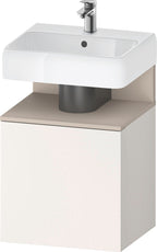 weiß supermatt / Nische taupe supermatt / weiß