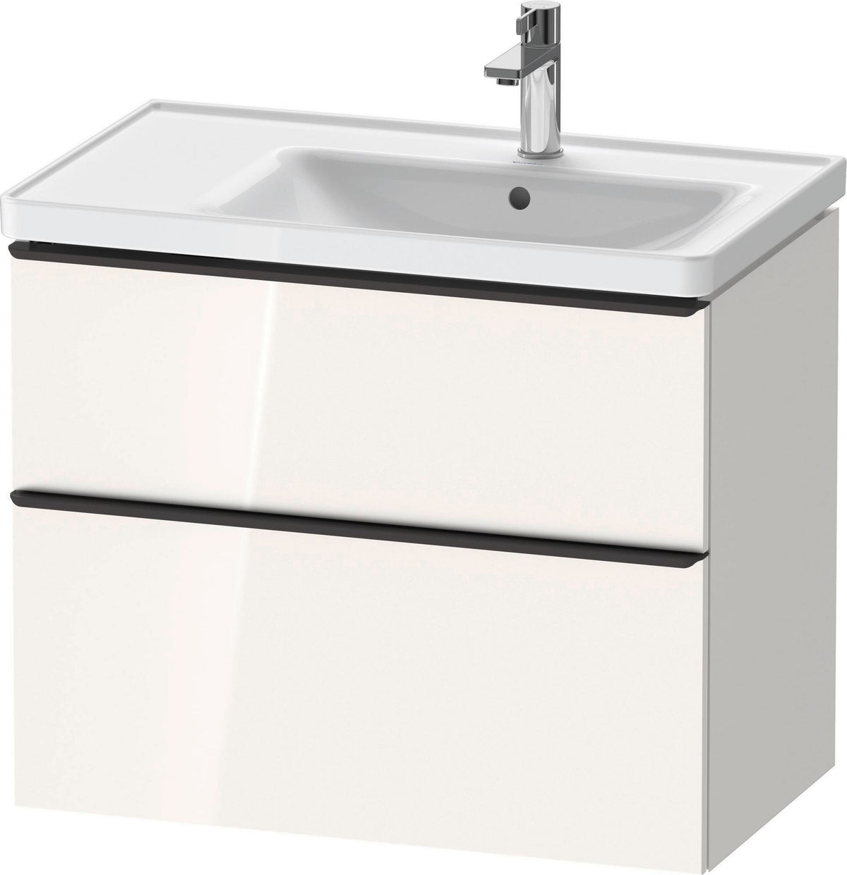 Duravit D-Neo Waschtischunterbau 784 mm Eiche Schwarz Bronze, wandhängend, 1 Auszug