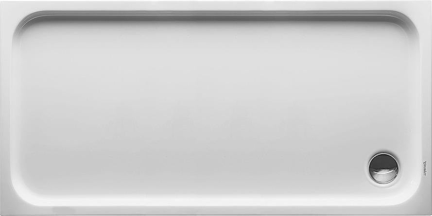 DURAVIT D-Code Duschwanne 1100x750x85 mm Weiß Sanitäracryl mit Antislip – Rechteckig