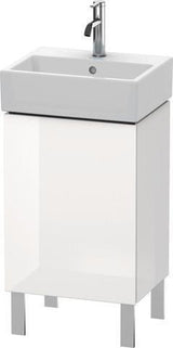 DURAVIT L-Cube Waschtischunterbau 593x434x341 mm, amerikanisch nussbaum, Anschlag links, für Vero Air
