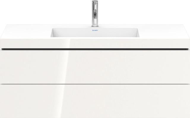 Duravit L-Cube Waschtischset 1200 mm mit Vero Air Möbelwaschtisch, 2 Schubkästen, 1 Hahnlochbank, s-matt