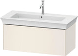 DURAVIT White Tulip Waschtischunterbau 984 mm, 1 Auszug, Nussbaum/Taupe Hochglanz