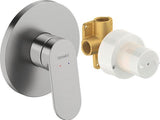 DURAVIT Wave Einhebelmischer Unterputz Set – Bronze Gebürstet, Keramikmischsystem, 125 mm
