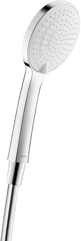 Duravit Handbrause 3-Jet D110 – Soft Rain, Rain & Intense Rain, Chrom Weiß, 110 mm, Antikalk