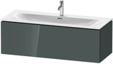 DURAVIT L-Cube Waschtischunterbau 1220 mm wandhängend mit 1 Auszug weiß matt