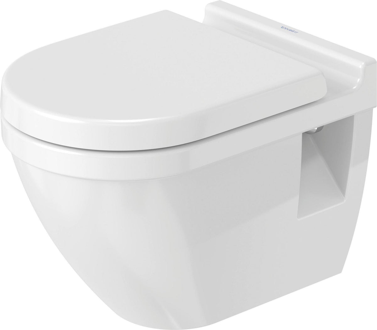 Duravit Wand-WC Starck 3 Tiefspüler 545 mm mit WonderGliss Beschichtung, weiß