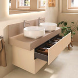 DURAVIT Balcoon Konsolen-Waschtischunterbau 1200 mm mit 4 Schubkästen und Tip-on-Technik