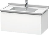 DURAVIT L-Cube Waschtischunterbau wandhängend 820 mm taupe matt 1 Auszug Tip-On