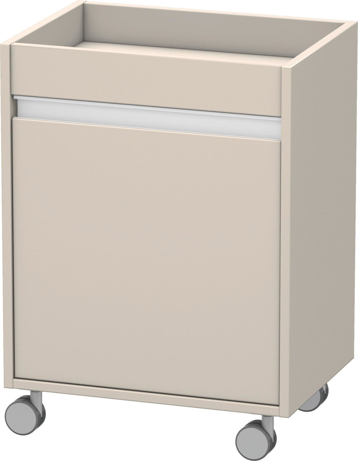DURAVIT Rollcontainer Ketho 360x500x670mm, 1 Tür, Anschlag links, weiß matt