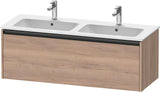 Duravit Waschtischunterbau Ketho.2 wandhängend 1280 mm betongrau matt mit 1 Auszug