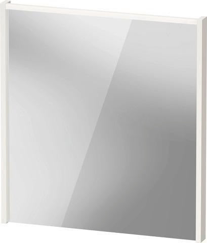 DURAVIT D-Code 2.0 Spiegel 650x700 mm mit LED-Beleuchtung, Weiß Matt
