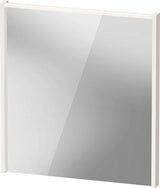 DURAVIT D-Code 2.0 Spiegel 650x700 mm mit LED-Beleuchtung, Weiß Matt