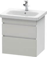 DURAVIT DuraStyle Waschtischunterbau wandhängend 580 mm mit 2 Schubkästen, weiß matt
