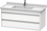 DURAVIT Ketho Waschtischunterbau wandhängend 1000 mm weiß matt mit 2 Schubkästen