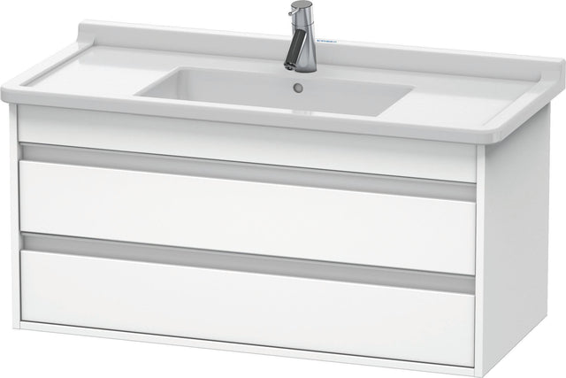 DURAVIT Ketho Waschtischunterbau wandhängend 1000 mm weiß matt mit 2 Schubkästen