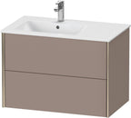 basalt matt / Spanplatte / 2Schubk.,champ.matt/basalt