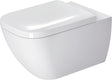 Duravit Wand-WC Happy D.2 540 mm Tiefspüler mit Durafix, weiß – wandhängend