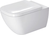 Duravit Wand-WC Happy D.2 540 mm Tiefspüler mit Durafix, weiß – wandhängend