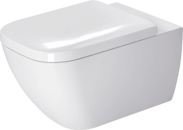Duravit Wand-WC Happy D.2 540 mm Tiefspüler mit Durafix, weiß – wandhängend