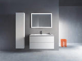 Duravit L-Cube Waschtischunterbau 1020 mm taupe matt – wandhängend, 2 Schubkästen, Tip-On