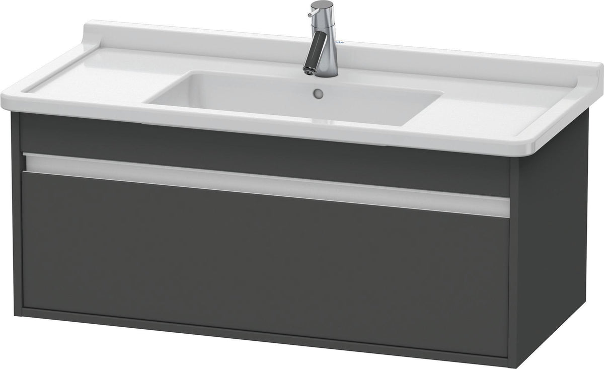 DURAVIT Ketho Waschtischunterbau 1000 mm wandhängend, 1 Auszug, weiß matt, für Starck 3