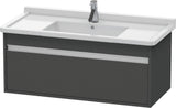 DURAVIT Ketho Waschtischunterbau 1000 mm wandhängend, 1 Auszug, weiß matt, für Starck 3