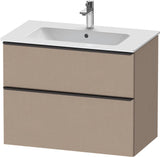 Duravit D-Neo Waschtischunterbau 810 mm betongrau matt mit Soft-Close-Auszug