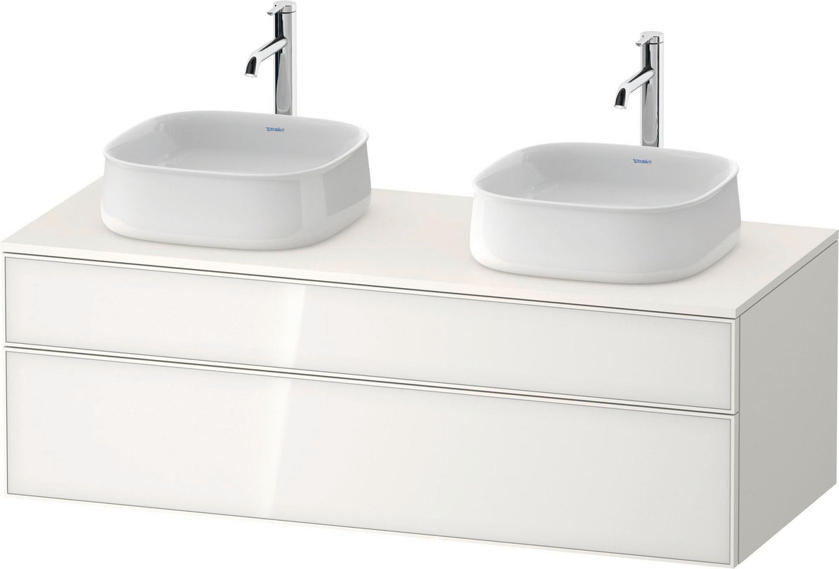 DURAVIT Zencha Konsolen-Waschtischunterbau 1300 mm Eiche Anthrazit wandhängend
