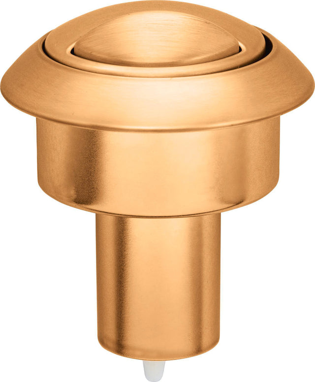 DURAVIT Universal Drücker Ersatzteil – Drucktaster mit zwei Spültasten, bronze gebürstet
