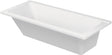 DURAVIT D-Code Einbau-Badewanne 1700x750 mm Weiß mit Überlauf und 1 Rückenschräge