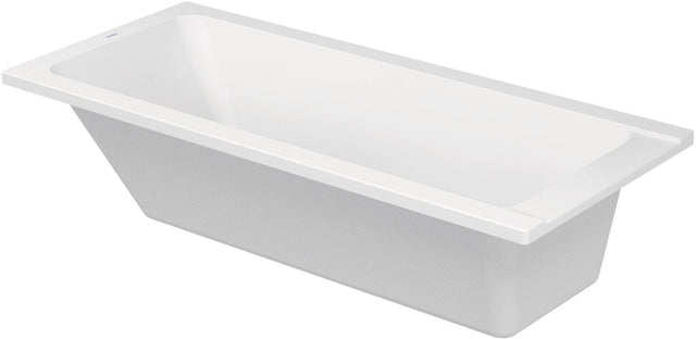DURAVIT D-Code Einbau-Badewanne 1700x750 mm Weiß mit Überlauf und 1 Rückenschräge