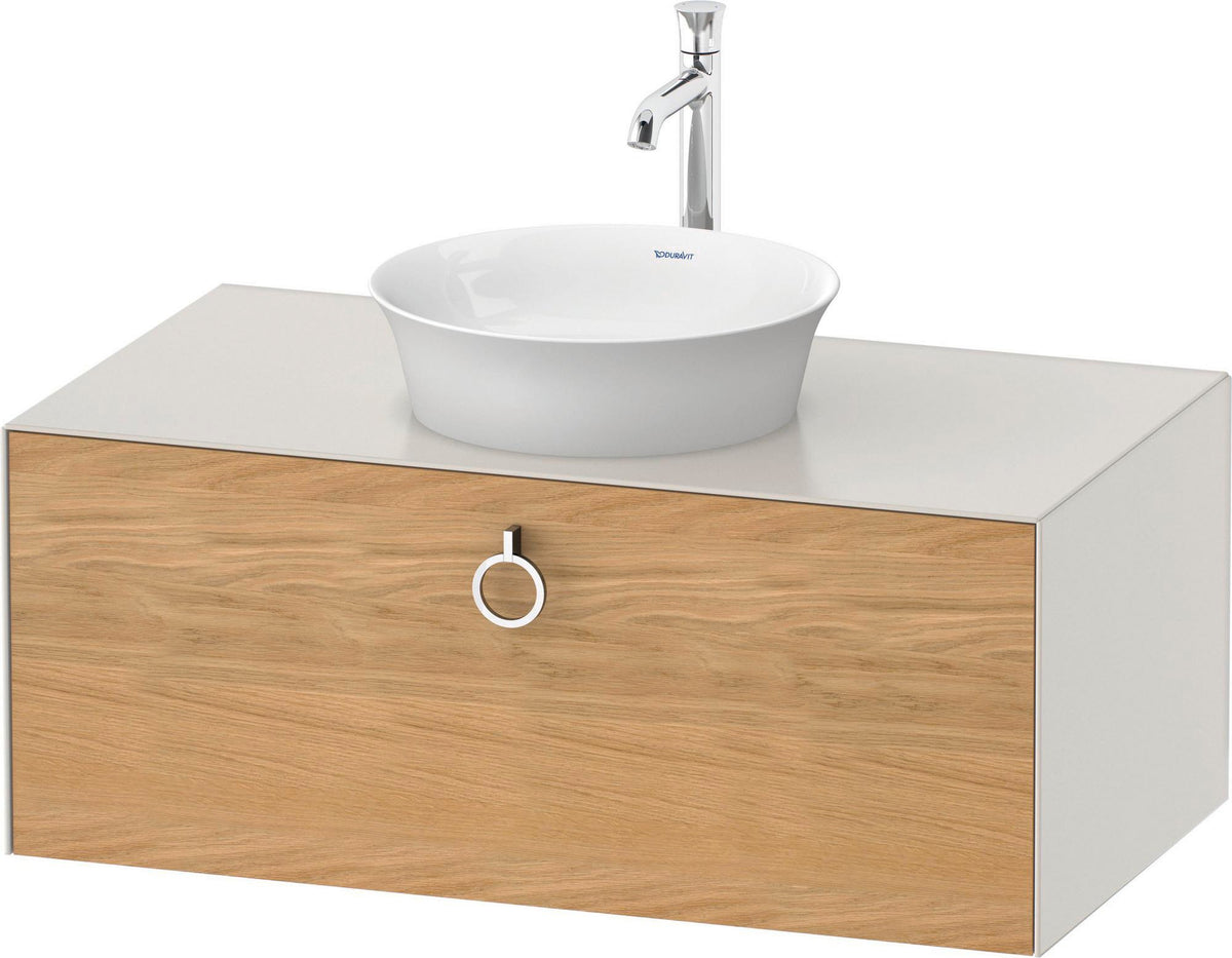 DURAVIT White Tulip Waschtischunterbau 1000 mm, 1 Auszug, wandhängend, weiß seidenmatt