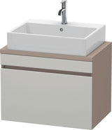 DURAVIT DuraStyle Konsolenunterschrank 700 mm betongrau matt mit Soft-Close-Auszug