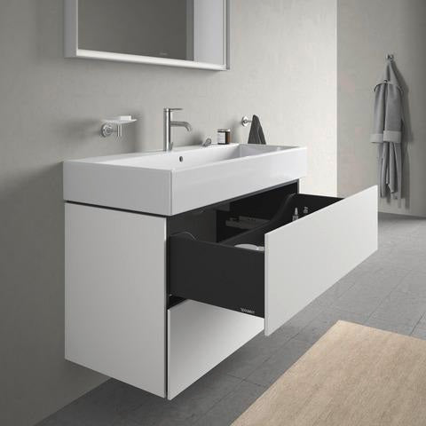 DURAVIT L-Cube Waschtischunterbau 984 mm, 2 Schubkästen, Weiß Matt, Wandmontage