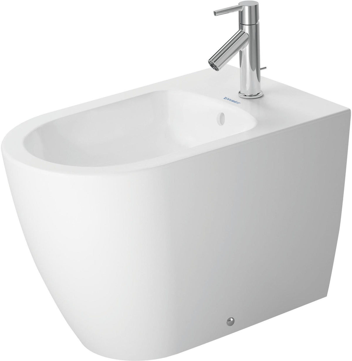 DURAVIT Stand-Bidet ME by Starck 600 mm Weiß Seidenmatt mit Hahnlochbank
