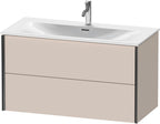 taupe matt / sonstige / 2Schubk.,schwarz matt/taupe