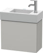 DURAVIT L-Cube Waschtischunterbau 480 mm wandhängend, 1 Tür, betongrau matt