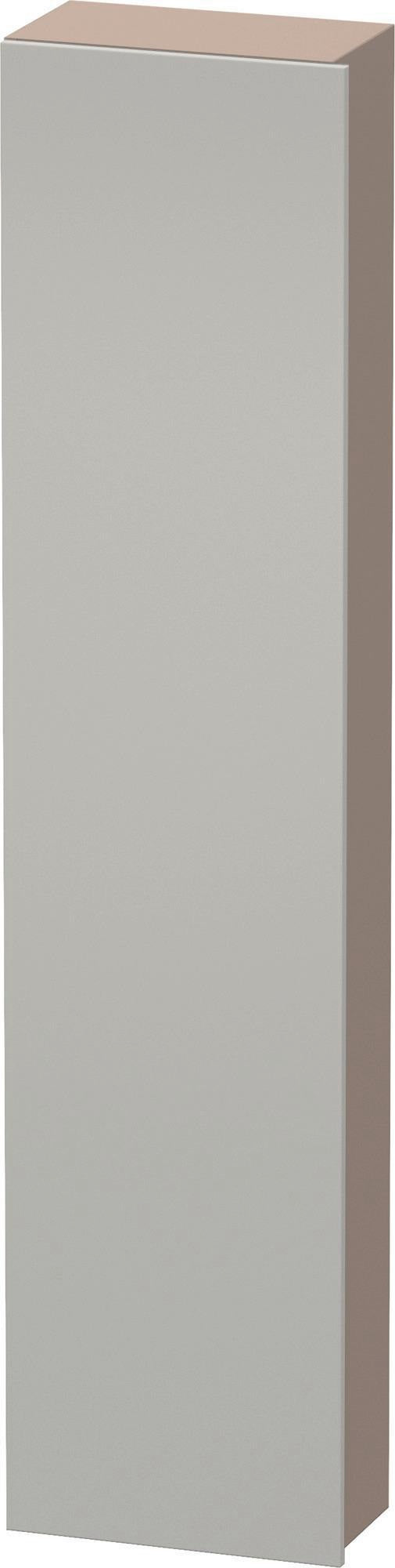 DURAVIT DuraStyle Hochschrank 400 mm betongrau matt, 1 Tür links, Soft-Close