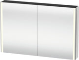 Duravit XSquare Spiegelschrank 1200 mm mit LED-Beleuchtung & Soft-Close, Weiß Seidenmatt