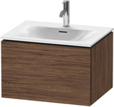 Duravit L-Cube Waschtischunterbau 620 mm weiß matt, 1 Auszug, wandhängend, Tip-On