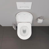 DURAVIT D-Neo Wand-Tiefspül-WC-Set 480 mm weiß spülrandlos mit WC-Sitz Absenkautomatik