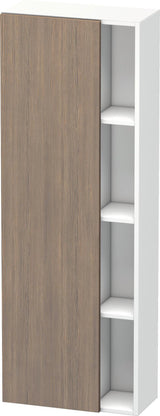 DURAVIT DuraStyle Hochschrank 240x500x1400mm, 1 Tür links, Eiche Terra/Weiß Matt