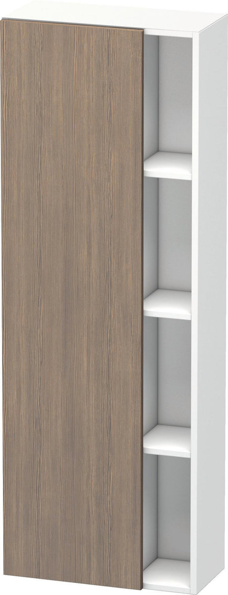 DURAVIT DuraStyle Hochschrank 240x500x1400mm, 1 Tür links, Eiche Terra/Weiß Matt