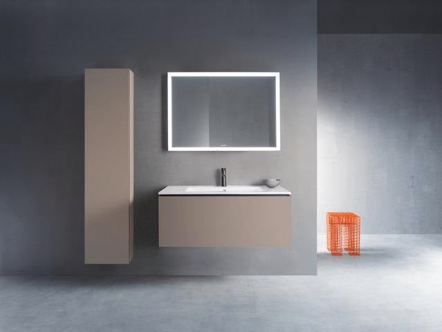 Duravit Hochschrank L-Cube 243x400x1760mm, 1 Tür links, Leinen – Wandhängend mit Soft-Close