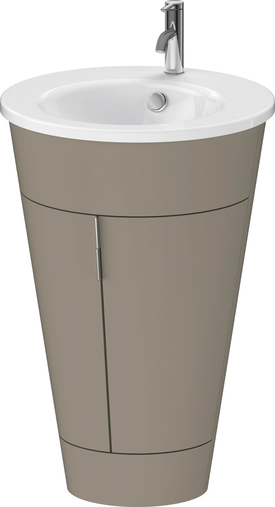 Duravit Starck 1 Waschtischunterbau 560 mm amerikanisch Nussbaum 2 Türen